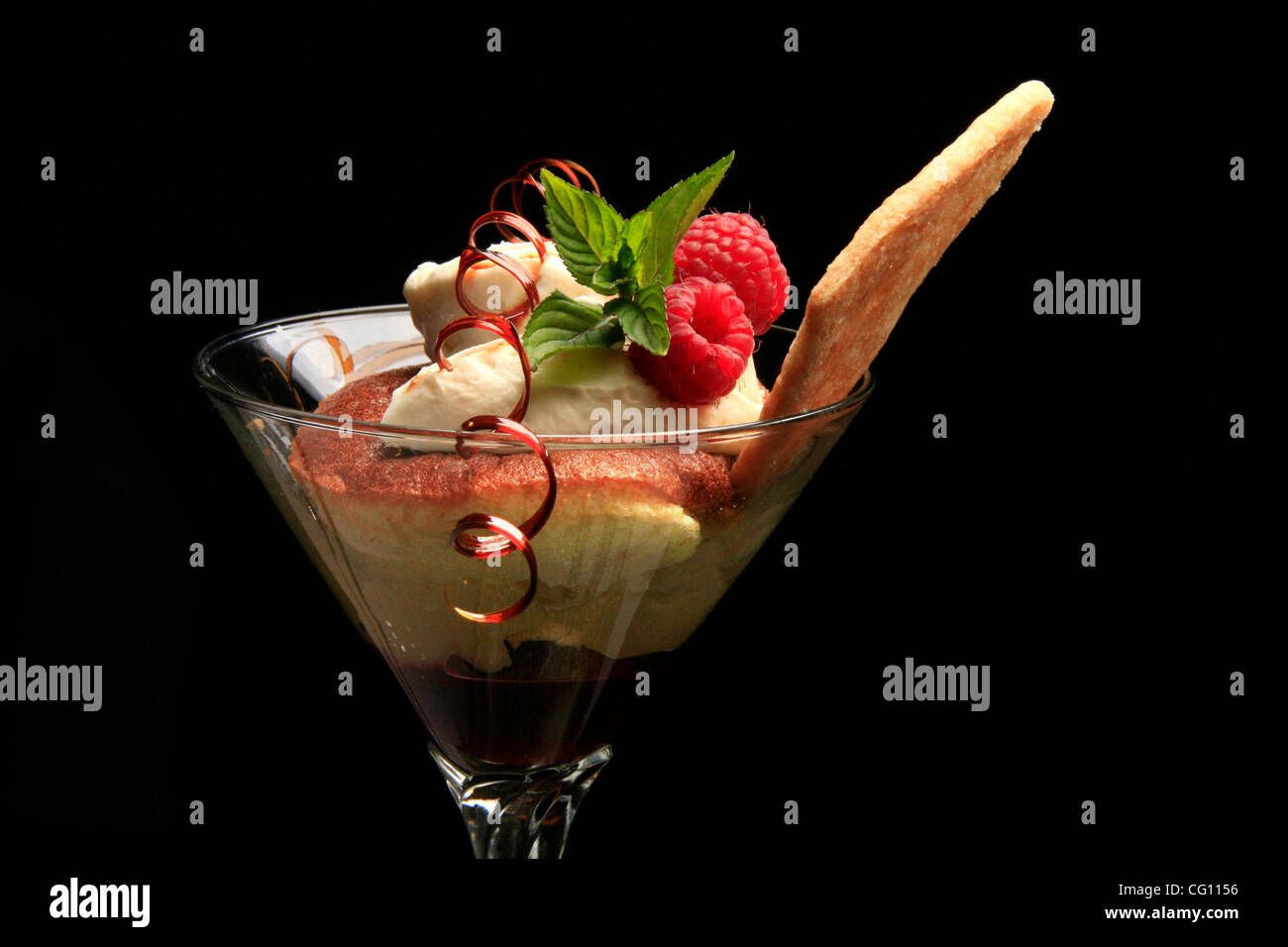 July 10th, 2007 Rochester, MN, USA Sontes serves a lemon budino