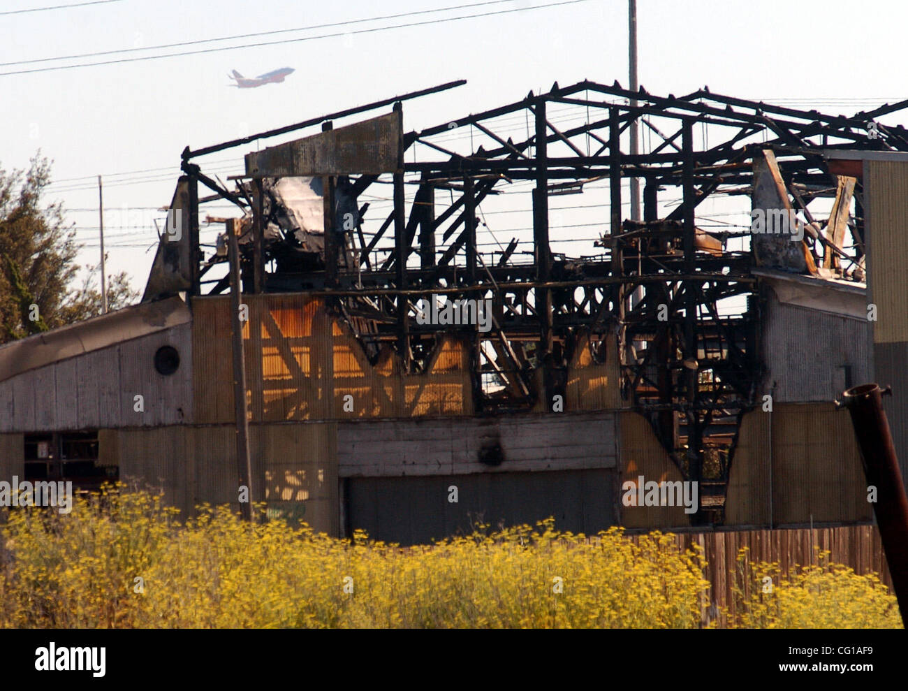 The city of Alameda and the property owner of the gutted warehouse on