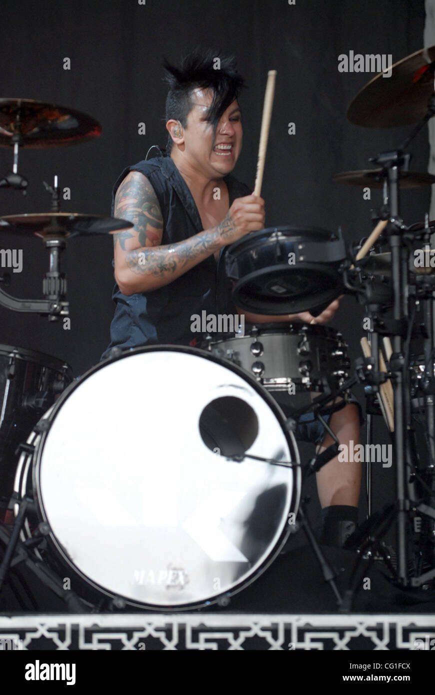 Ryan Schuck Roland Aug. 13, 2007 Raleigh, NC; USA, Singer / Guitarist RYAN SCHUCK of the ...