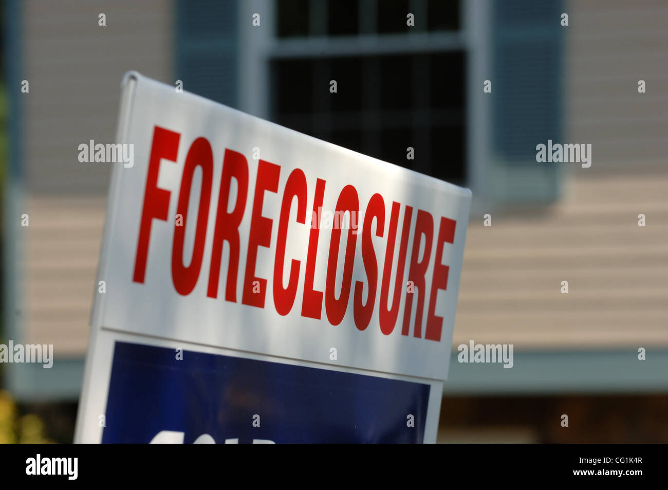 Suburban Atlanta GA home in foreclosure sale. ©Robin Nelson Stock Photo