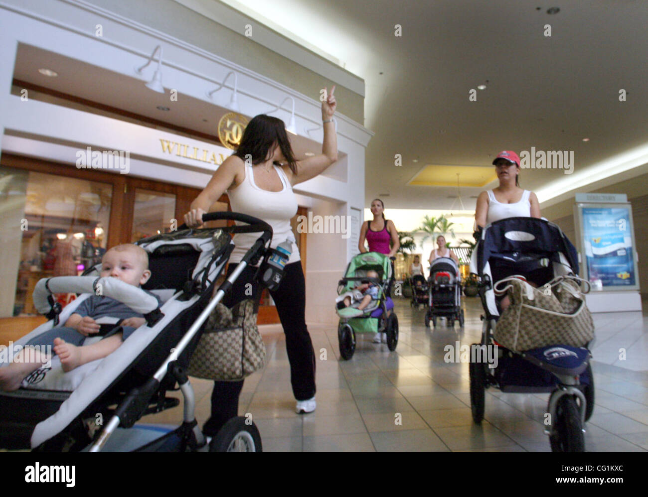 Aug 22 2007 Boca Raton FL USA The Stroller Strides class