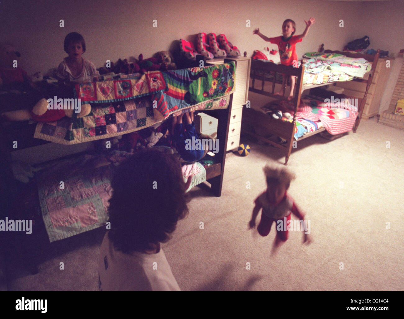 As with all children, bedtime can be a problem, multiply the issue by 4