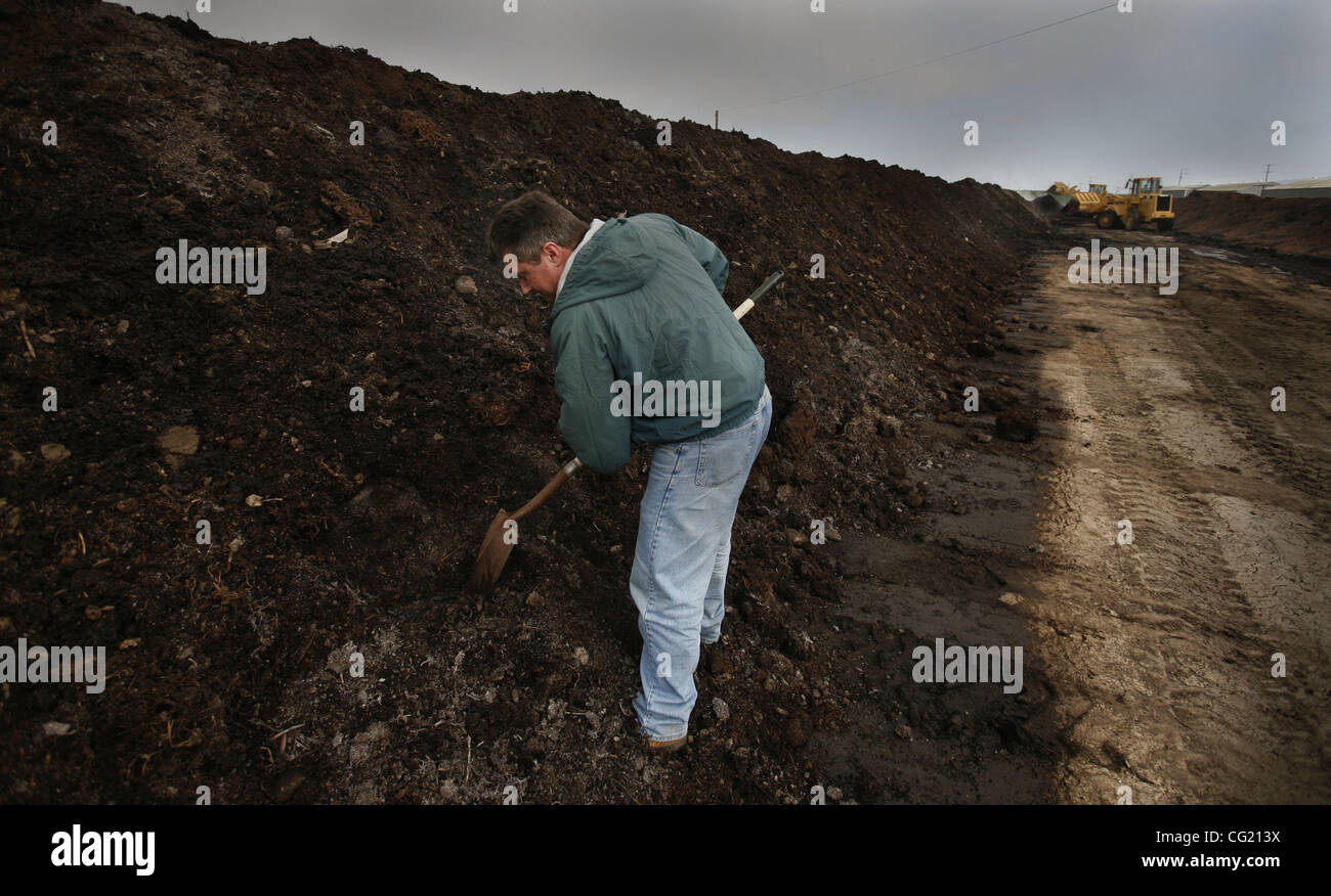 JUMP Salinas, California, Fontes on his farm digs into his