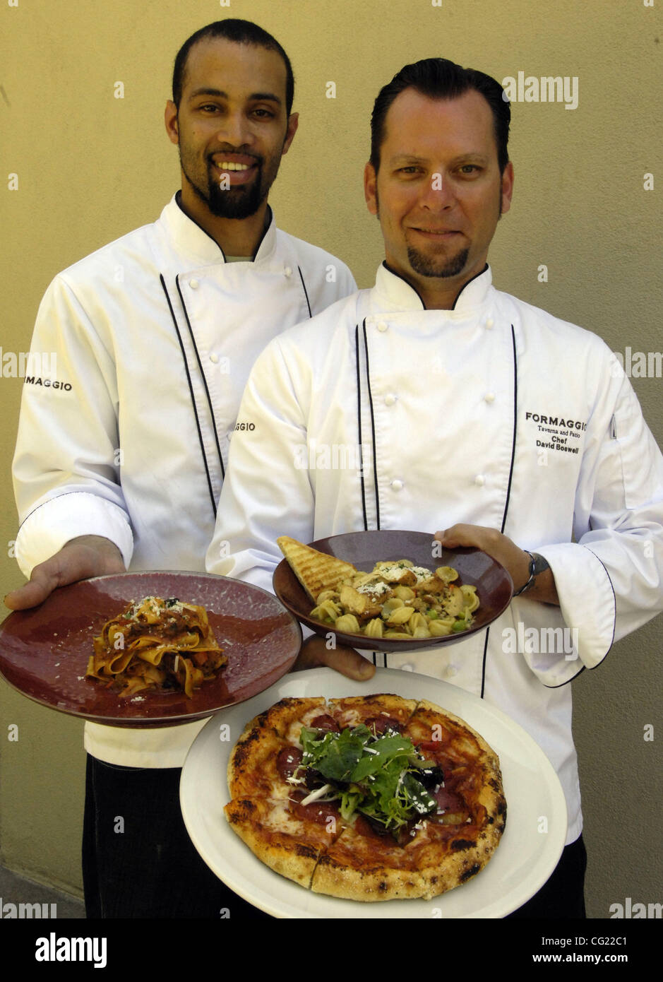 Nathaniel Cooper, sous chef and David Boswell, chef de cuisine at