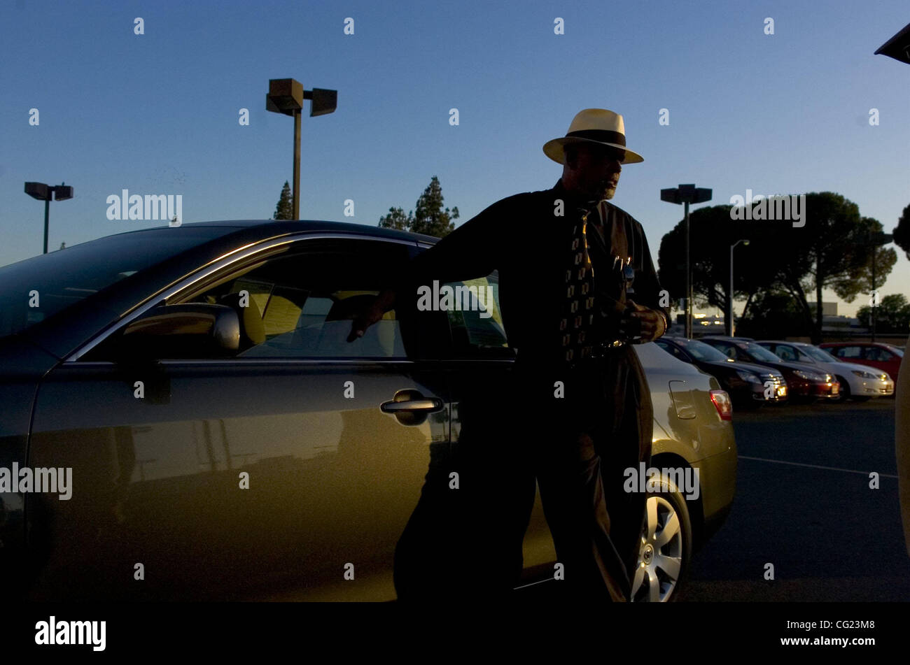 FLORIN ROAD Dwight Brooks (cq) a car salesman at the Elk Grove