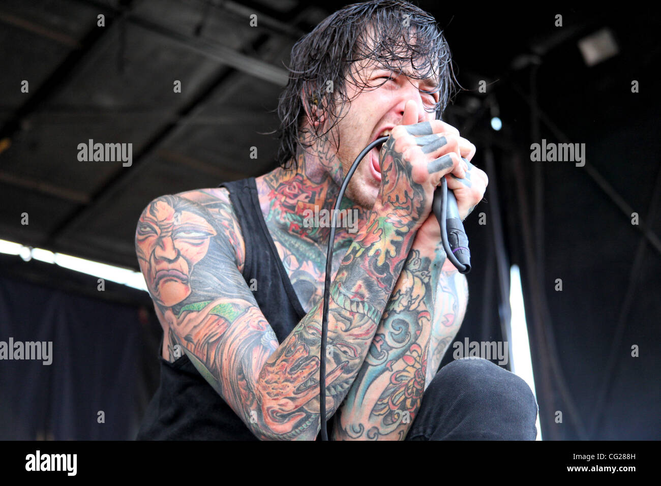 Mitch lucker singer hi-res stock photography and images - Alamy