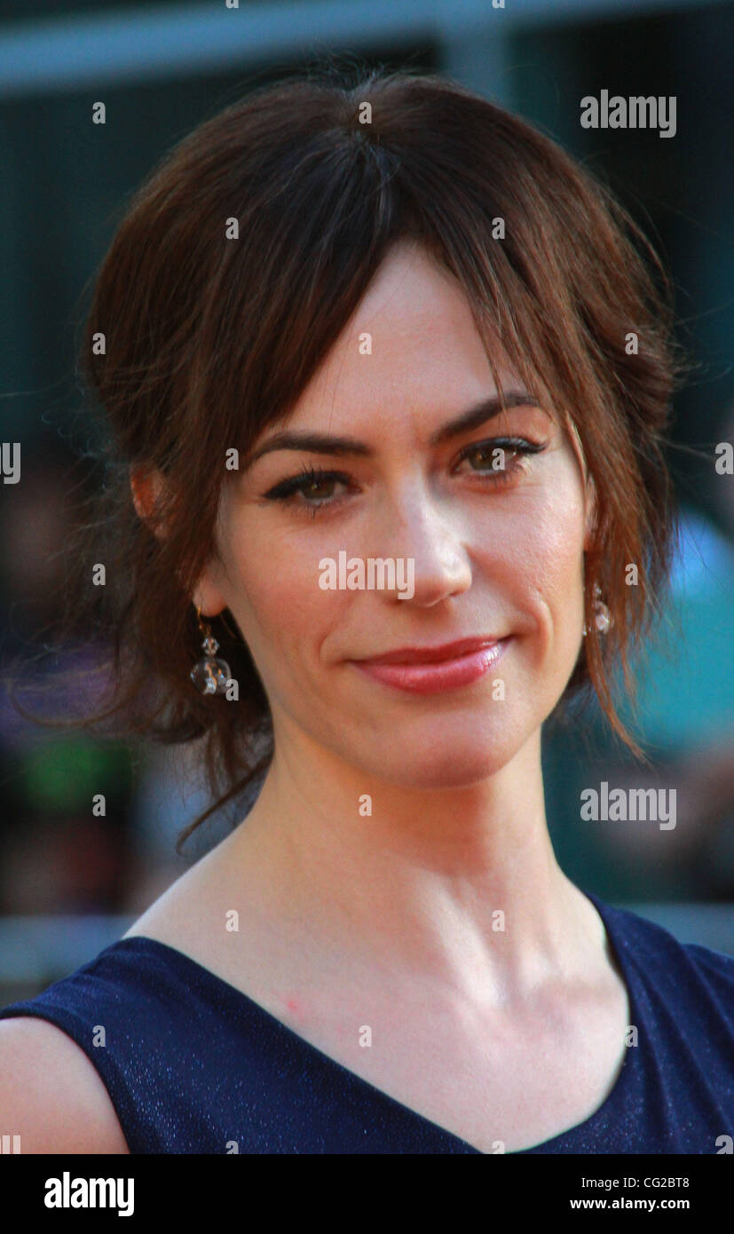 Aug. 30, 2011 - Los Angeles, California, U.S. - Maggie Siff.FX's Networks Sons Of Anarchy''  Season 4 Premiere  - arrivals  held at  The Arclight Theater,  Los Angeles, CA. August 30 - 2011.(Credit Image: Â© TLeopold/Globe Photos/ZUMAPRESS.com) Stock Photo