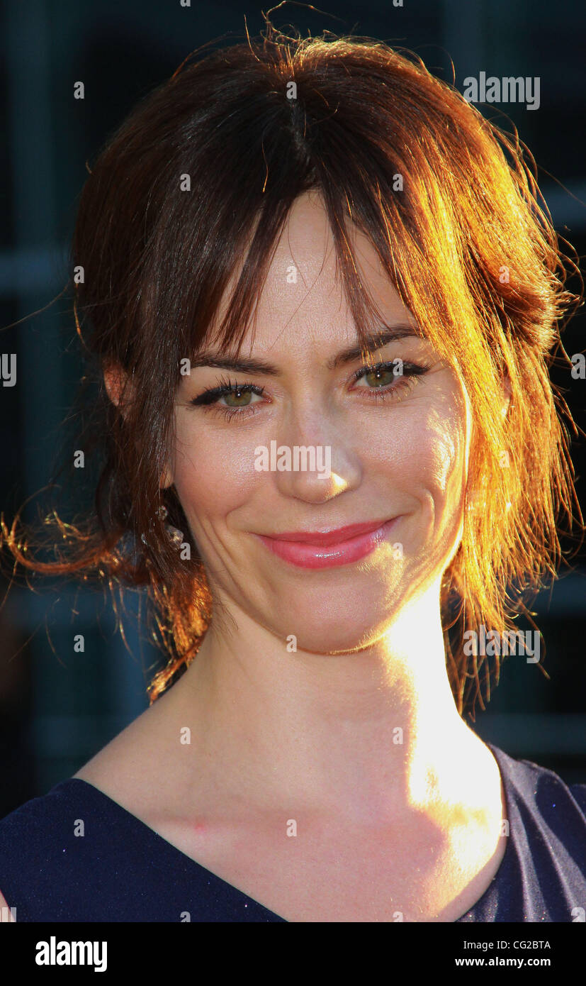 Aug. 30, 2011 - Los Angeles, California, U.S. - Maggie Siff.FX's Networks Sons Of Anarchy''  Season 4 Premiere  - arrivals  held at  The Arclight Theater,  Los Angeles, CA. August 30 - 2011.(Credit Image: Â© TLeopold/Globe Photos/ZUMAPRESS.com) Stock Photo