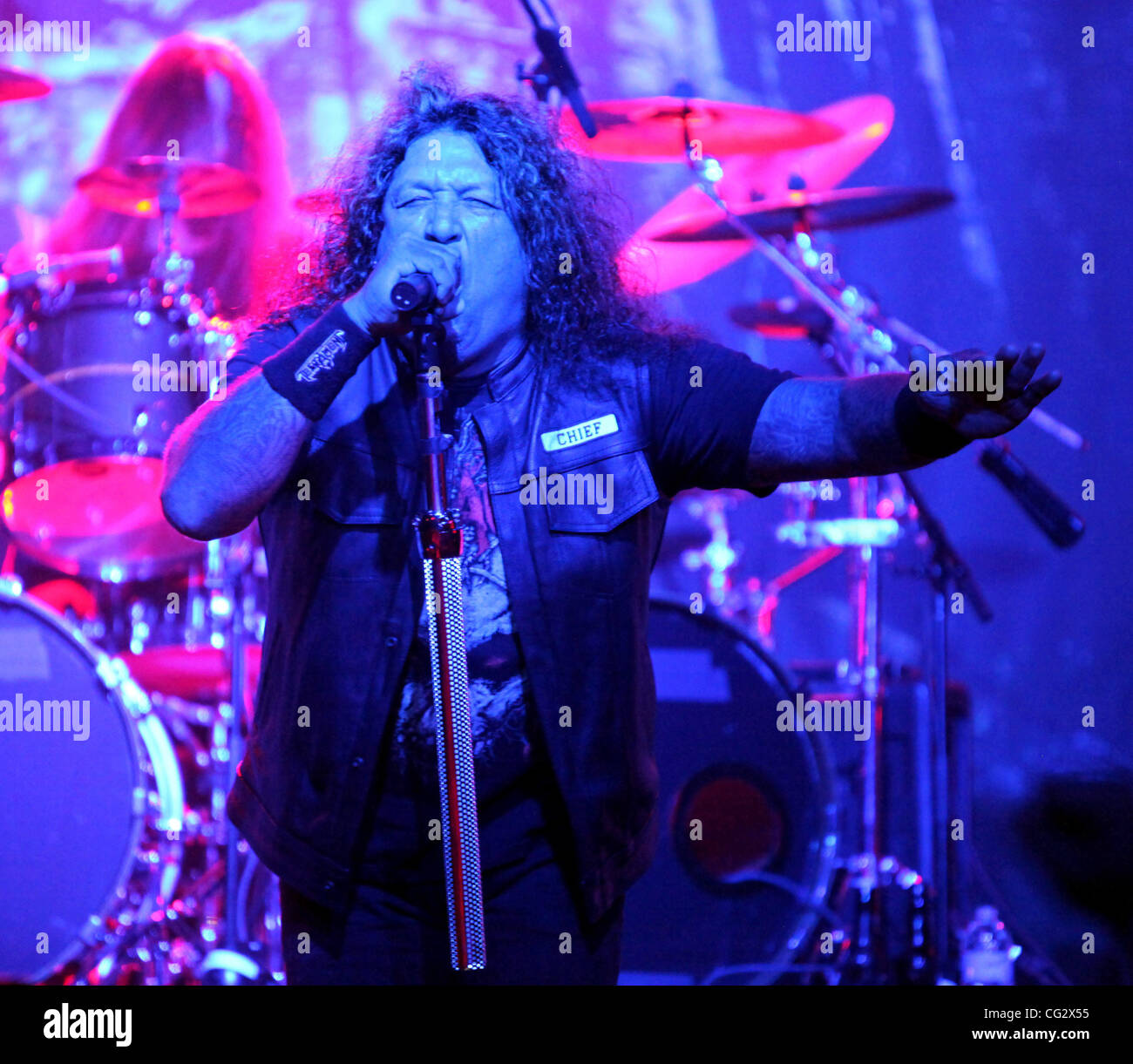 Nov. 2, 2011 Fort Lauderdale, Florida, U.S Testament Lead Singer