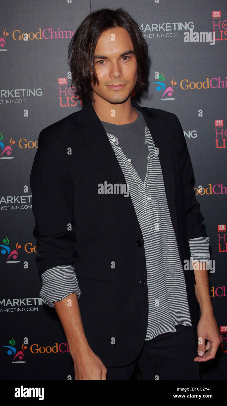 Nov 8 2011 Los Angeles California U S Tyler Blackburn Tv