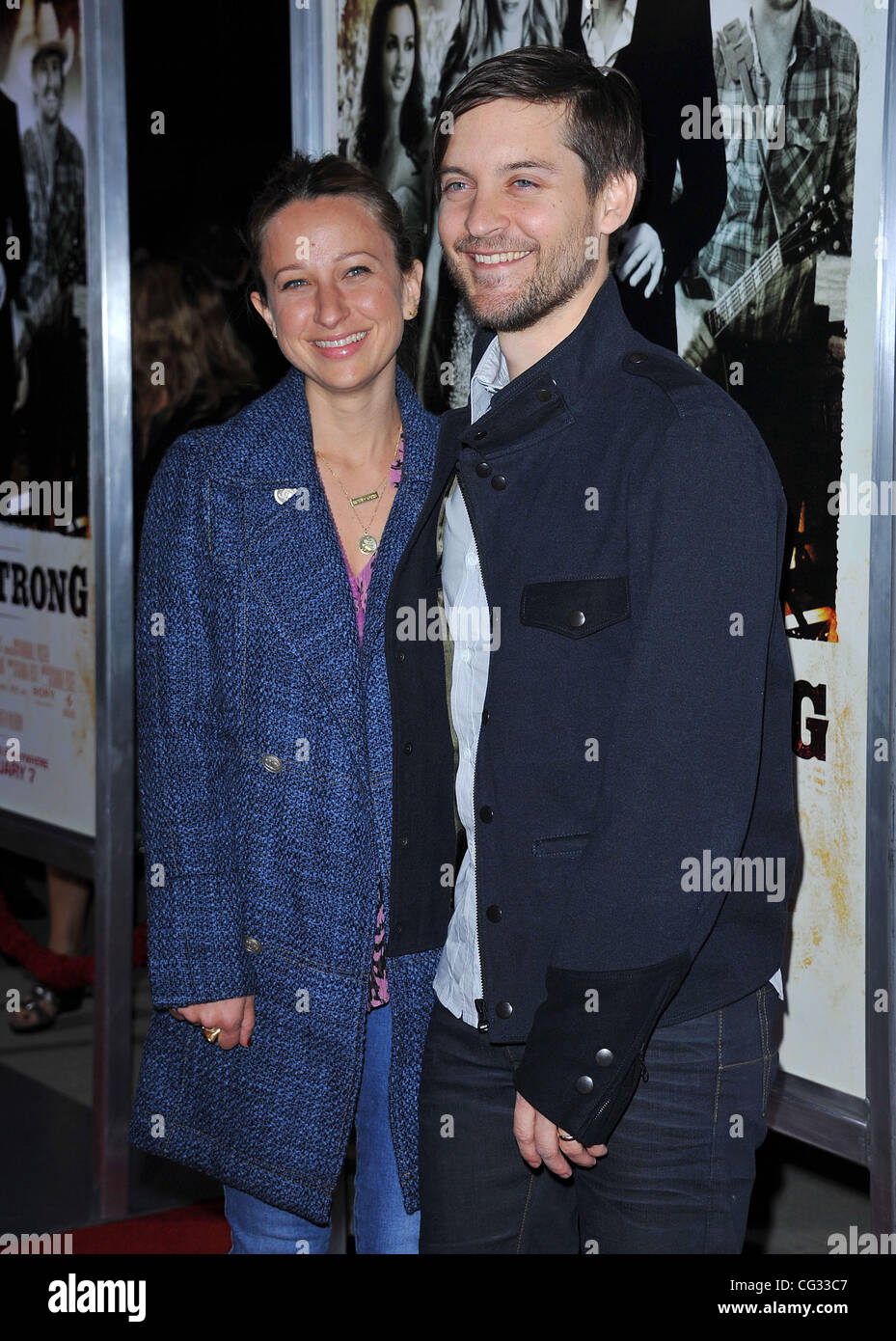 Tobey Maguire and Jennifer Meyer Screening of 'Country Strong' held at ...