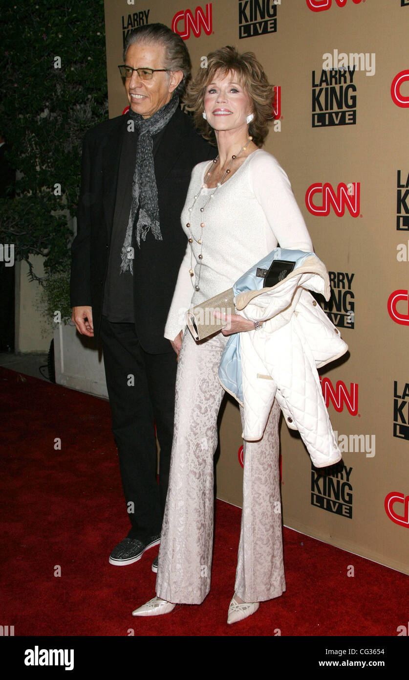 Richard Perry and Jane Fonda 'Larry King Live' final show wrap party