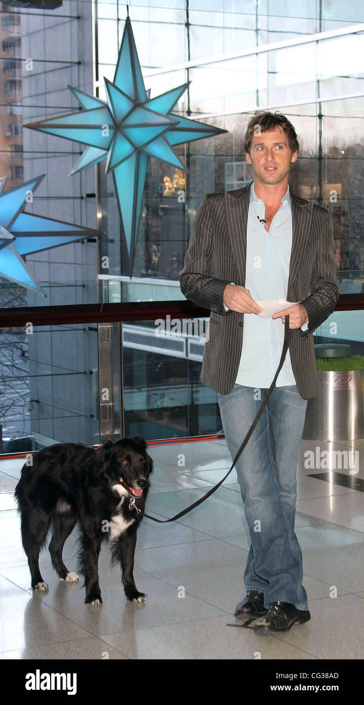 Josh Lucas with his dog Loki helps Purina donate 1million in one day