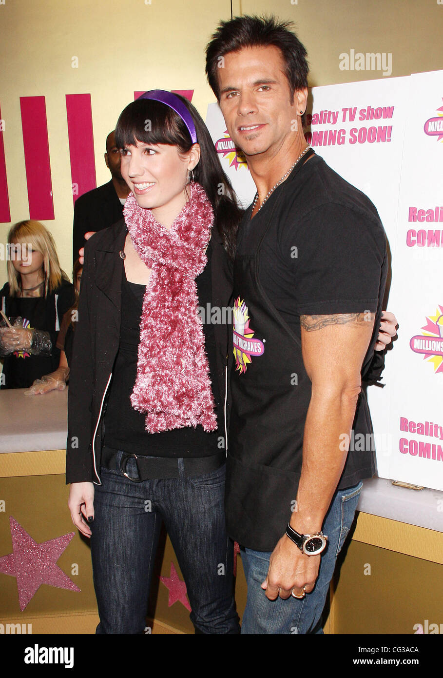 Lorenzo Lamas creates his own Milkshake, 'The Renegade', at Millions of Milkshakes in West Hollywood West Hollywood, USA - 30.12.10 Stock Photo