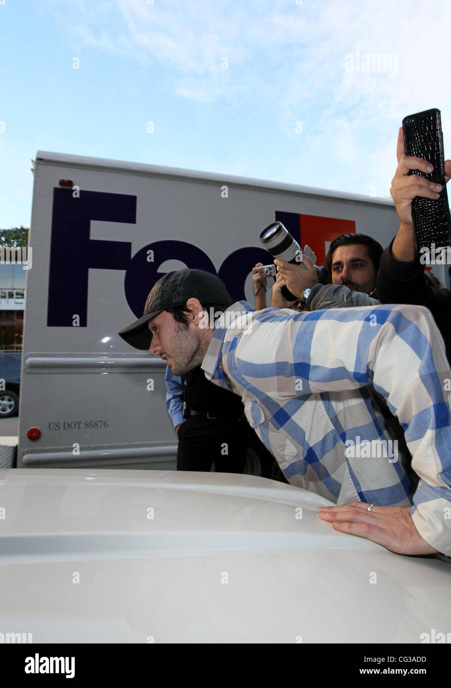 Matt Rutler Leaves the Ivy on Robertson after a late afternoon lunch on ...