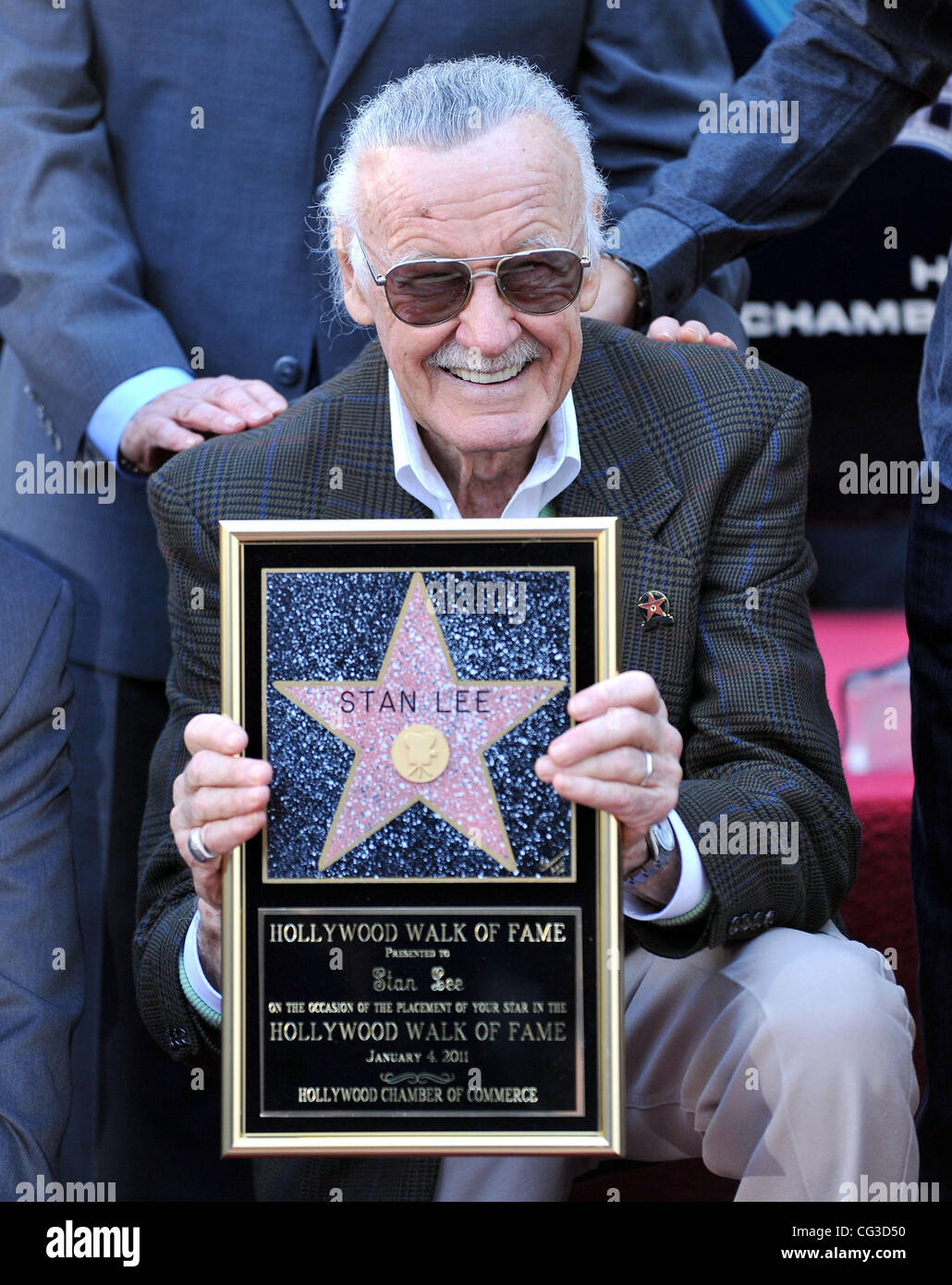 Stan Lee Stan Lee Hollywood Walk Of Fame Star Induction Ceremony Los Angeles, California - 04.01.11 Stock Photo