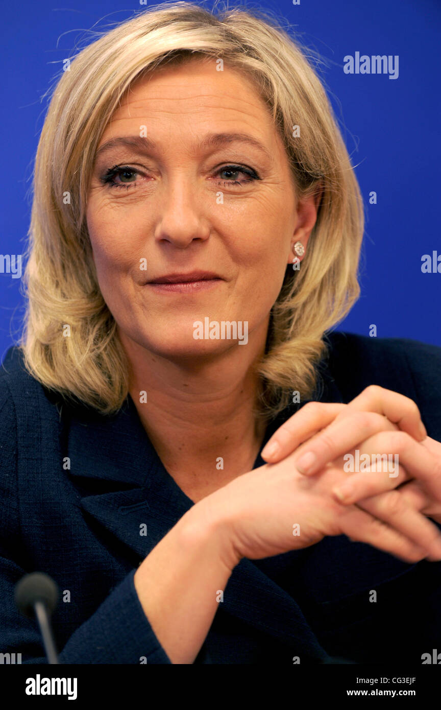 Marine Le Pen Jean Marie Le Pen and daughter Marine Le Pen at a French