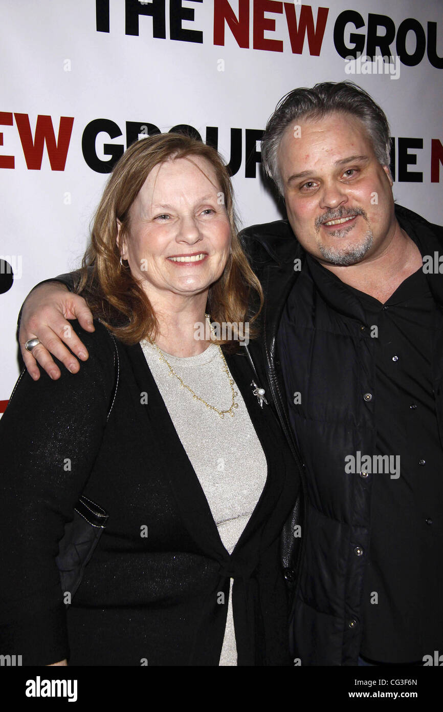 Tommy Nohilly and his mother Cast party and celebration for the New Group's World Premiere production of 'Blood from a Stone' held at 404 party space New York City, USA - 06.01.11 Stock Photo