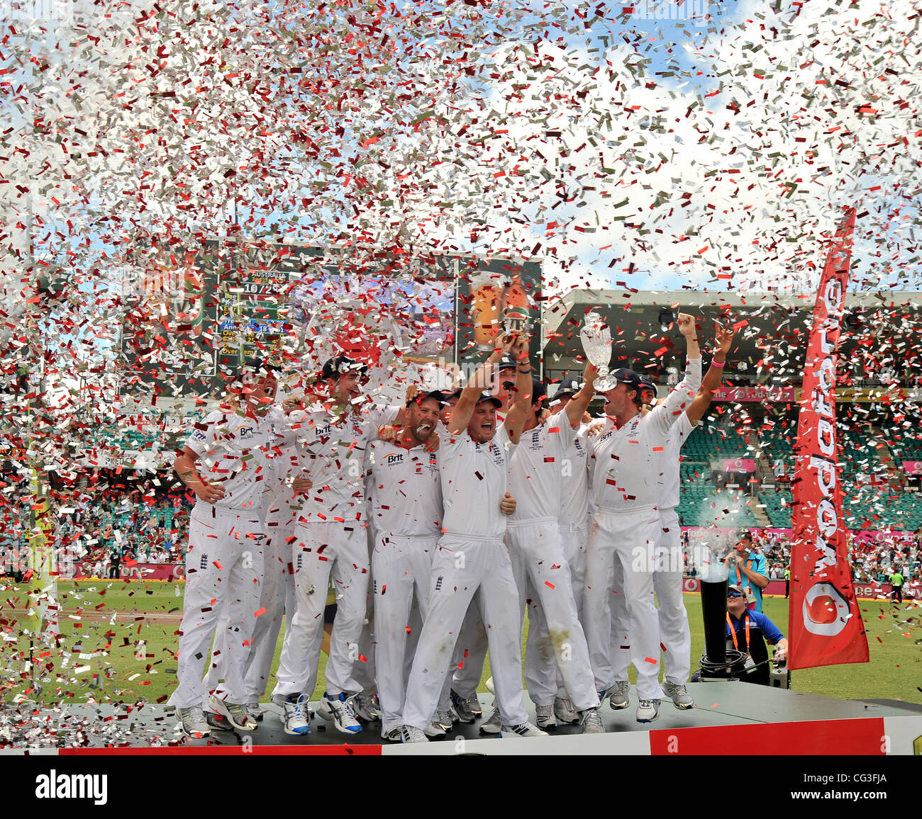 The England cricket team have beaten Australia the final Ashes