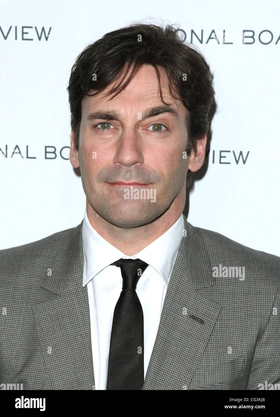 Jon Hamm  The 63rd National Board of Review of Motion Pictures Gala, held at Cipriani 42nd Street - Arrivals New York City, USA - 11.01.11 Stock Photo