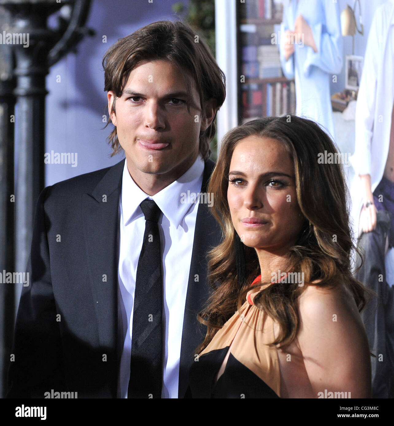 Natalie Portman and Ashton Kutcher Los Angeles Premiere of "No Strings