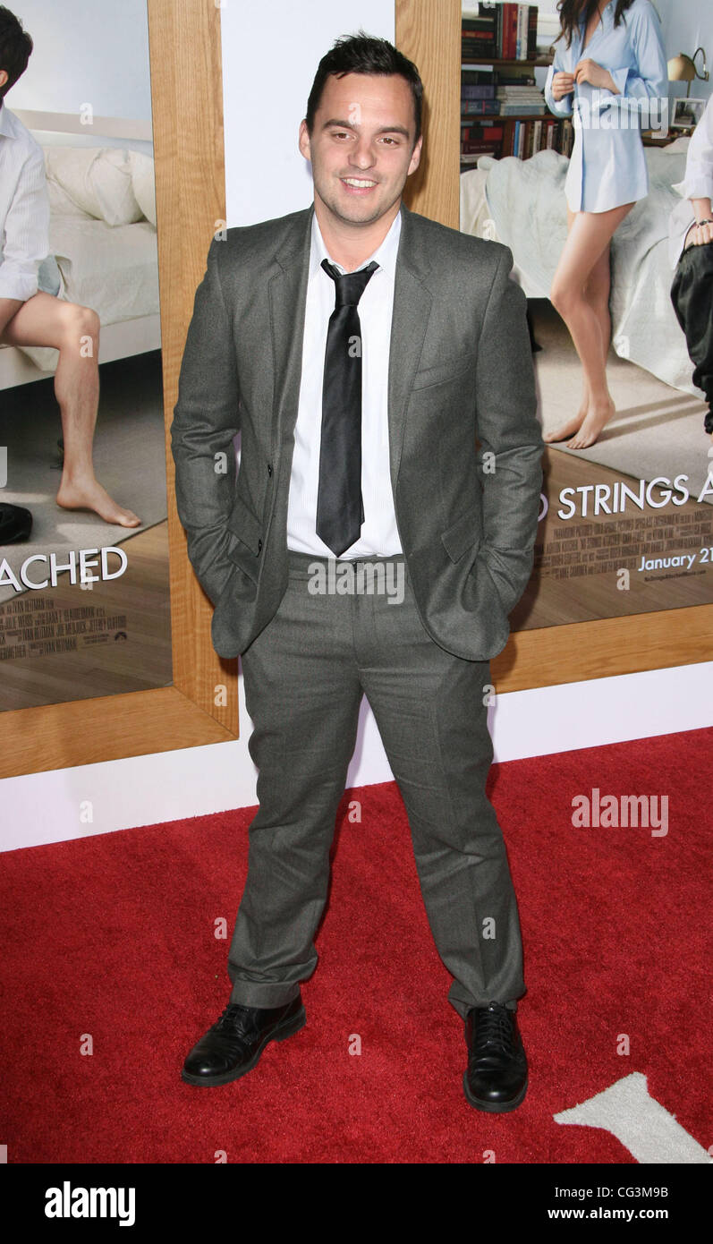 Jake Johnson Los Angeles Premiere of "No Strings Attached" held at the