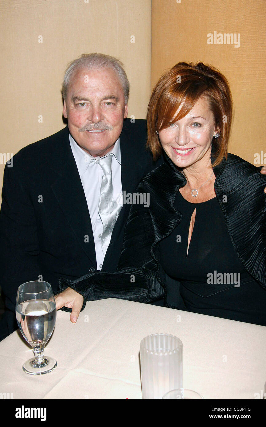 Stacy Keach and his wife Malgosia Tomassi   Opening night after party for the Lincoln Center production of 'Other Desert Cities by Jon Robin Baitz' held at Josephina restaurant. New York City, USA - 13.01.11 Stock Photo