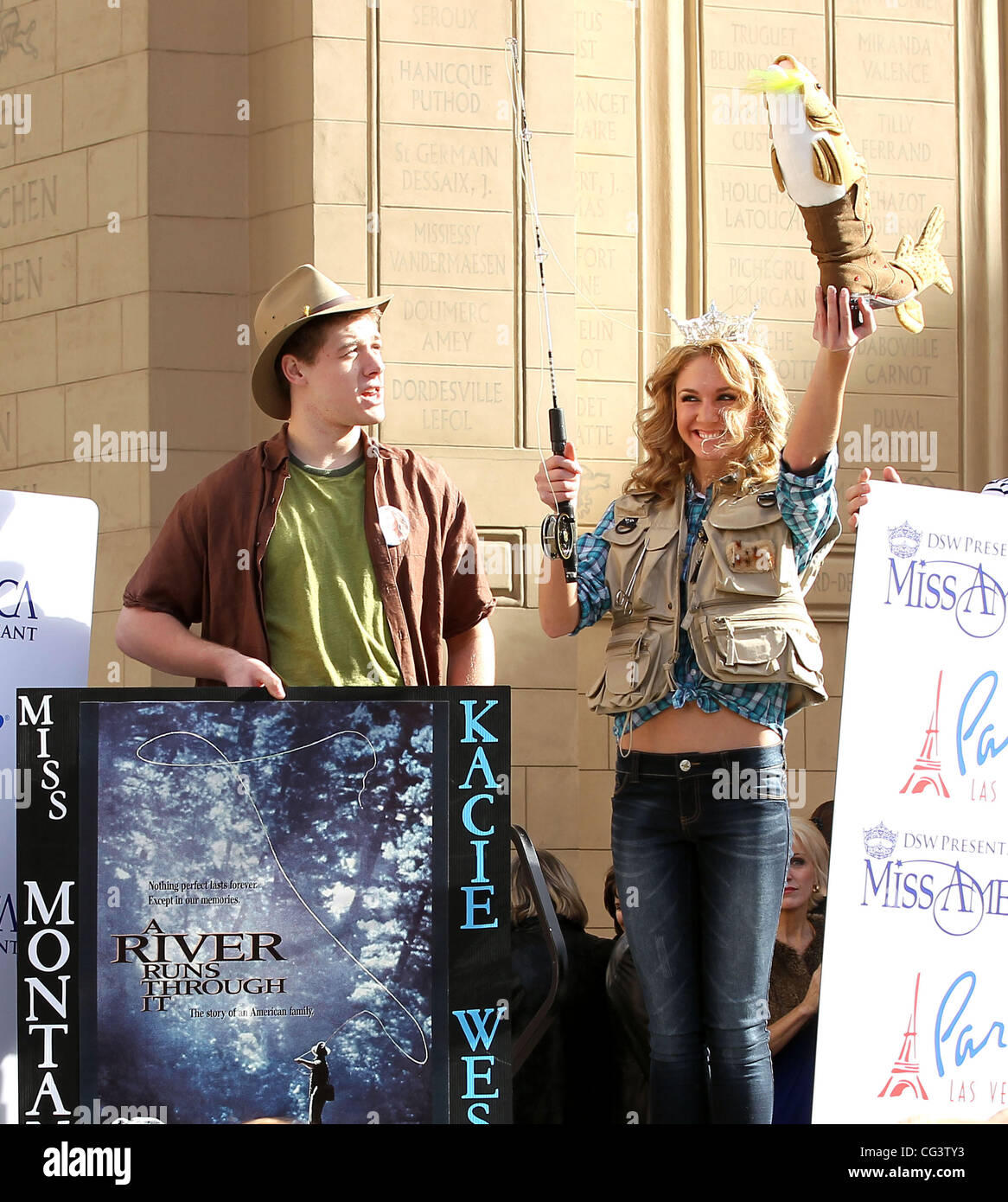 Miss Montana Kacie West Miss America 2011 DSW Parade of Shoes at the Paris Resort and Casino Las