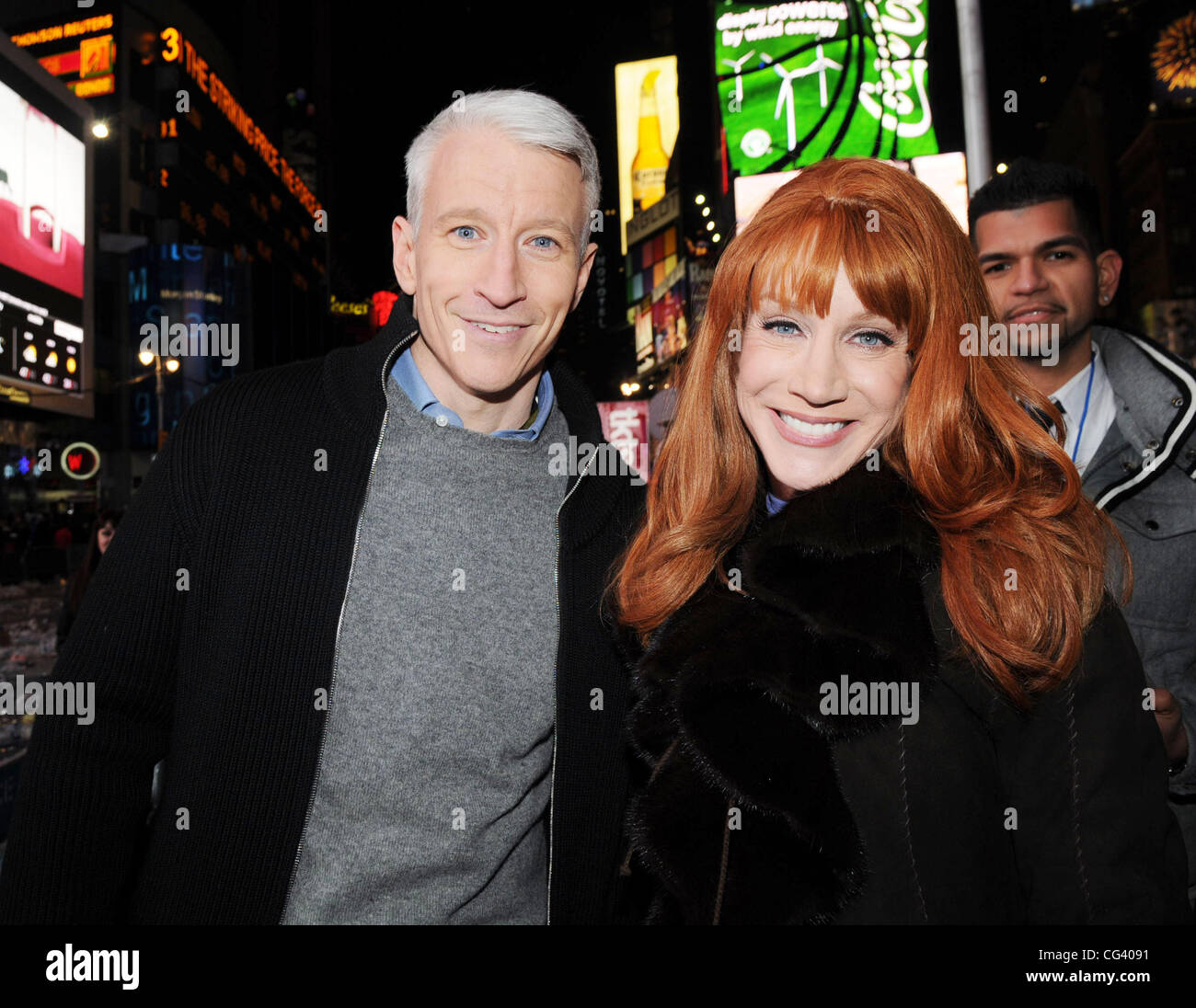 Anderson Cooper and Kathy Griffin 2011 New Years Eve celebrations in