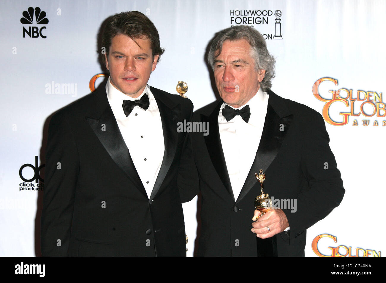 Matt Damon and Robert De Niro 68th Annual Golden Globe Awards held at