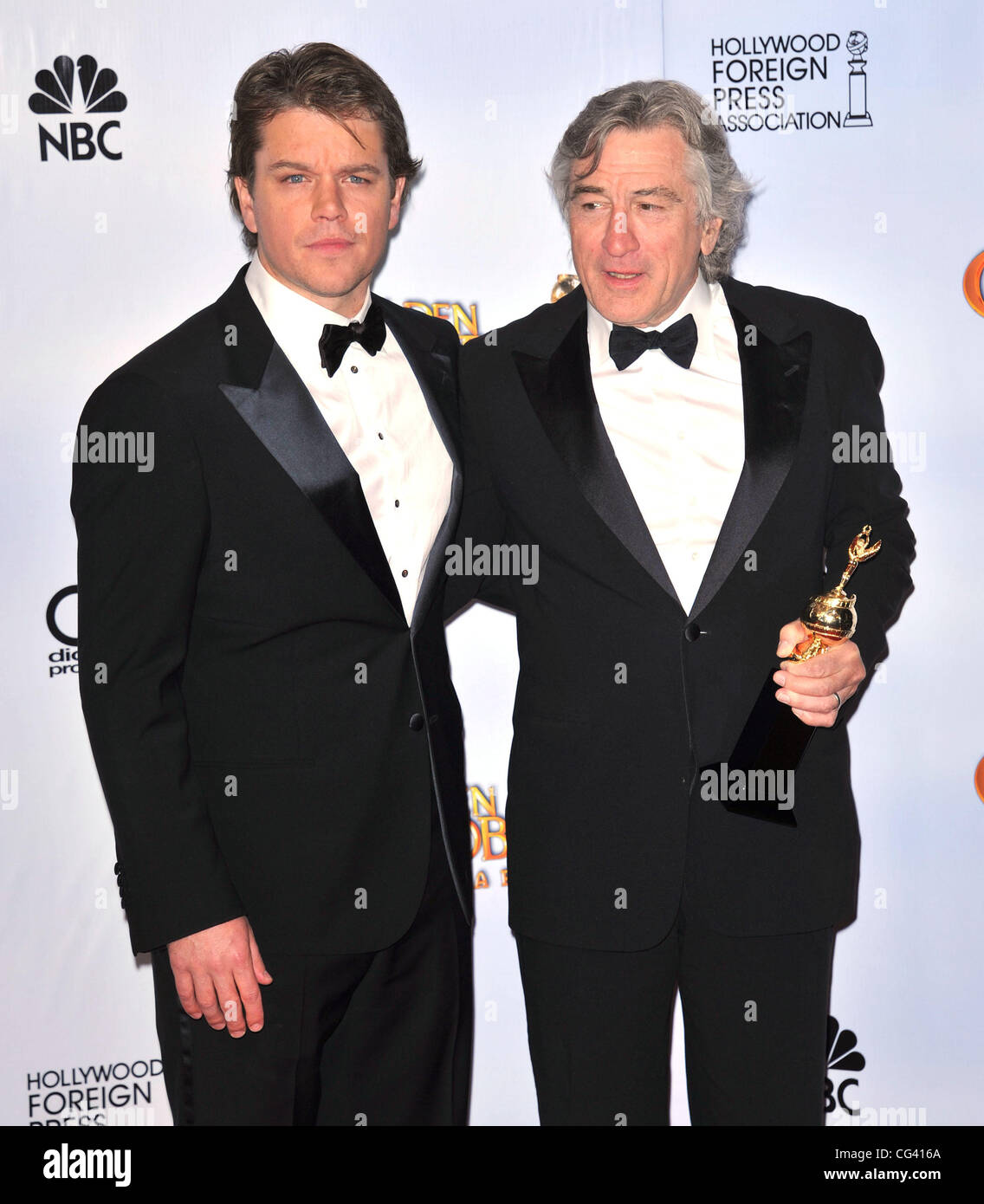 Matt Damon and Robert De Niro 68th Annual Golden Globe Awards held at
