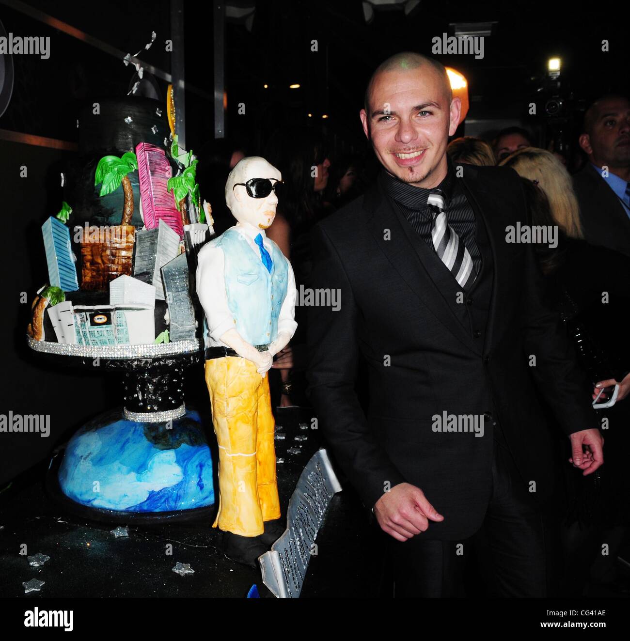 Club Celebration Rapper Rapper Pitbull US rapper Pitbull 30th birthday celebration at Club Play ...