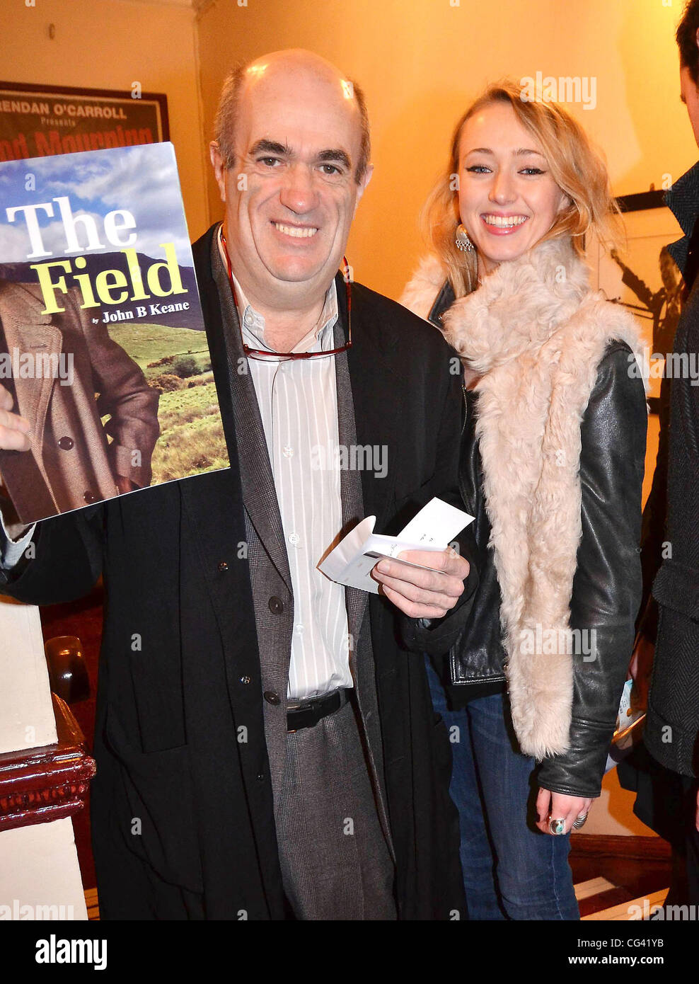 Colm Tobin, Roisin Agnew, At The Opening Night Of John B Keane's 'The ...