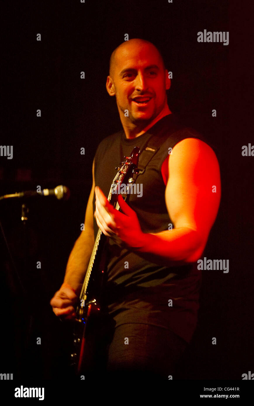 Mike Martin All That Remains performing on the San Diego leg of the  Jagermeister music tour live at 4th and B San Diego, USA Stock Photo - Alamy