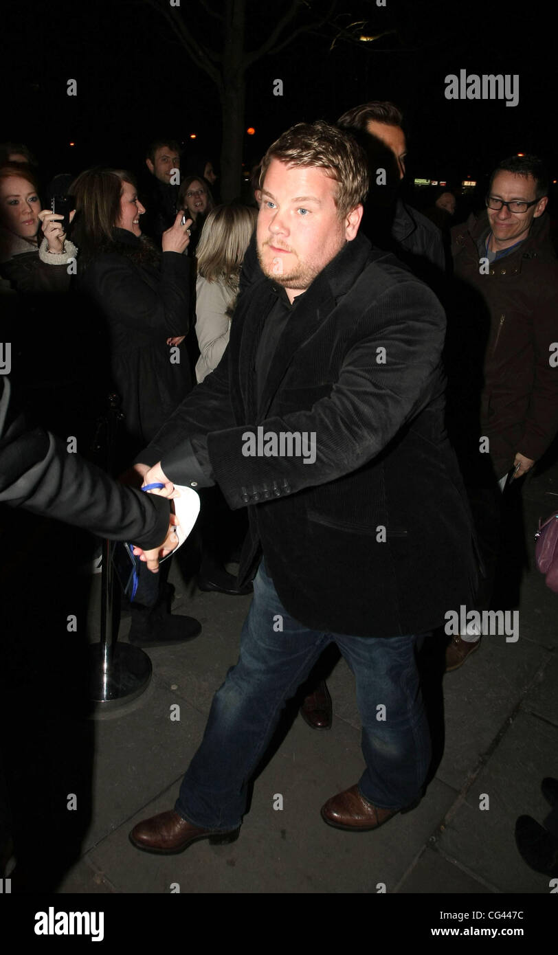 James Corden GB40 Gary Barlow - The 'Take That' man celebrates his 40th  birthday with an intimate gig at the O2 Shepherds Bush Empire - Outside  Arrivals London, England - 20.01.11 Stock Photo - Alamy