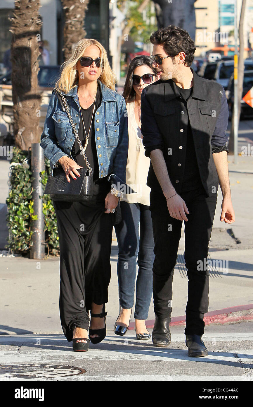 Heavily Pregnant Rachel Zoe Leaves Urth Cafe On Melrose Avenue And Stopped At Clothing Store Alpha For Men For Some Shopping Los Angeles California 20 01 11 Stock Photo Alamy