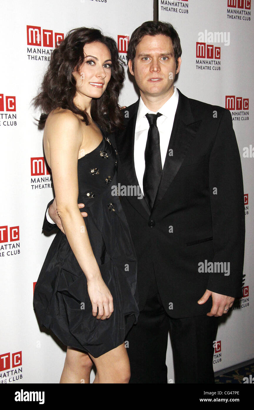 Laura Benanti and Steven Pasquale  during the pre-show photo call for 'An Intimate Night', Manhattan Theatre Club's Annual Winter Benefit held at The Plaza hotel.  New York City, USA - 24.01.11 Stock Photo
