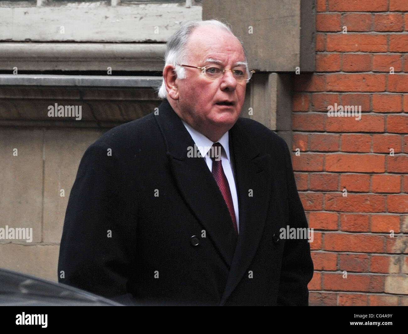 Former Speaker of the House of Commons Michael Martin out and about in Westminster. London, England - 26.01.11 Stock Photo