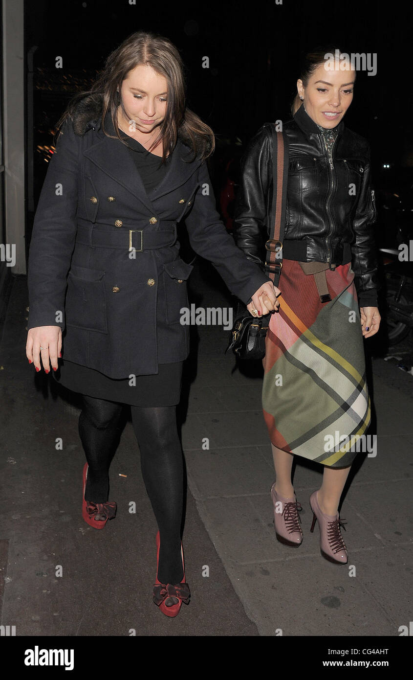 Pics Elen Rivas Elen Rivas leaving the May Fair hotel. London, England - 27.01.11 Stock ...
