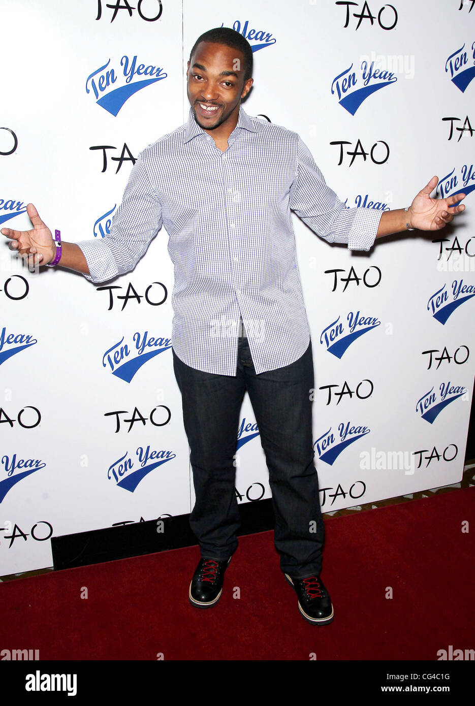 Anthony Mackie Official Movie Wrap Party at TAO for the new film 'Ten Year'  at Tao Nightclub at The Venetian Resort and Casino Las Vegas, Nevada -  29.01.11 Stock Photo - Alamy