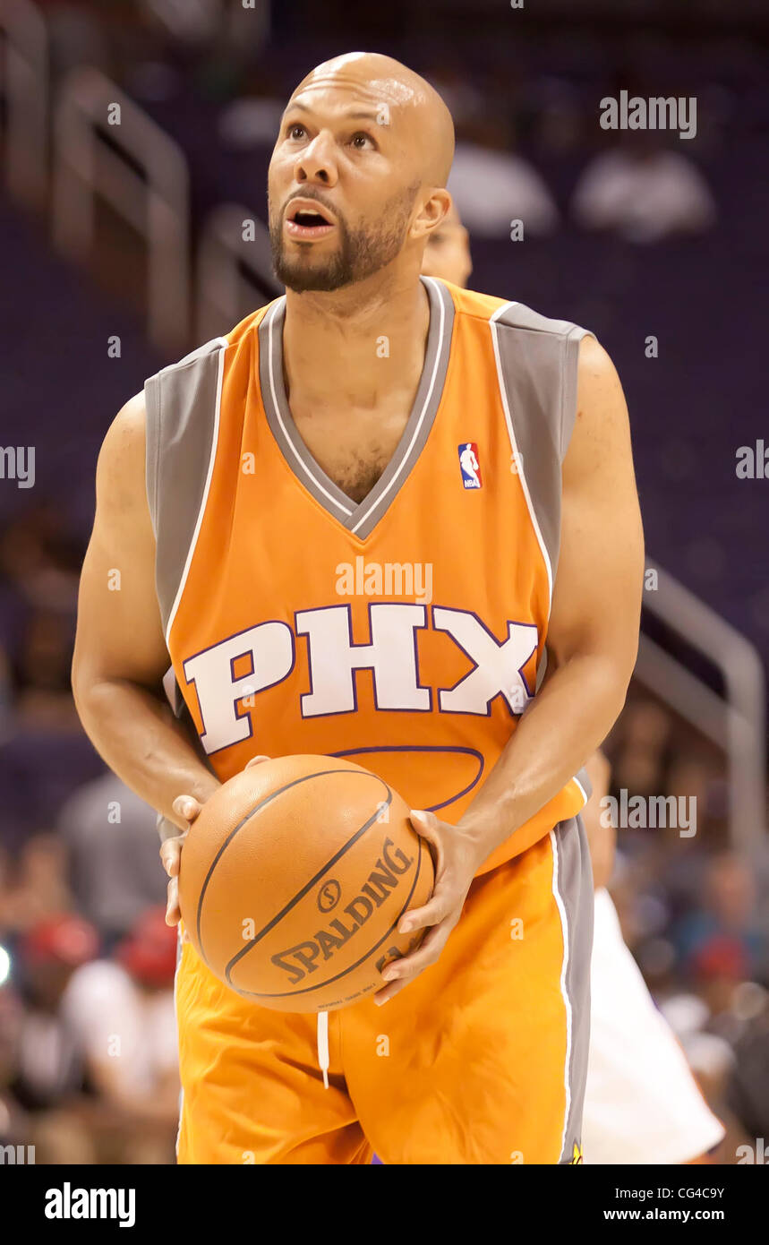 Common 10th annual Jack-In-The-Box celebrity shootout at US AIrways center  Phoenix, Arizona - 29.01.11 Stock Photo