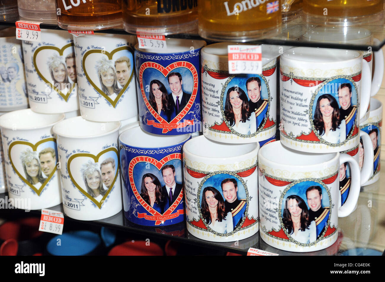 Souvenir Royal Wedding Mugs Kate High Resolution Stock Photography ...