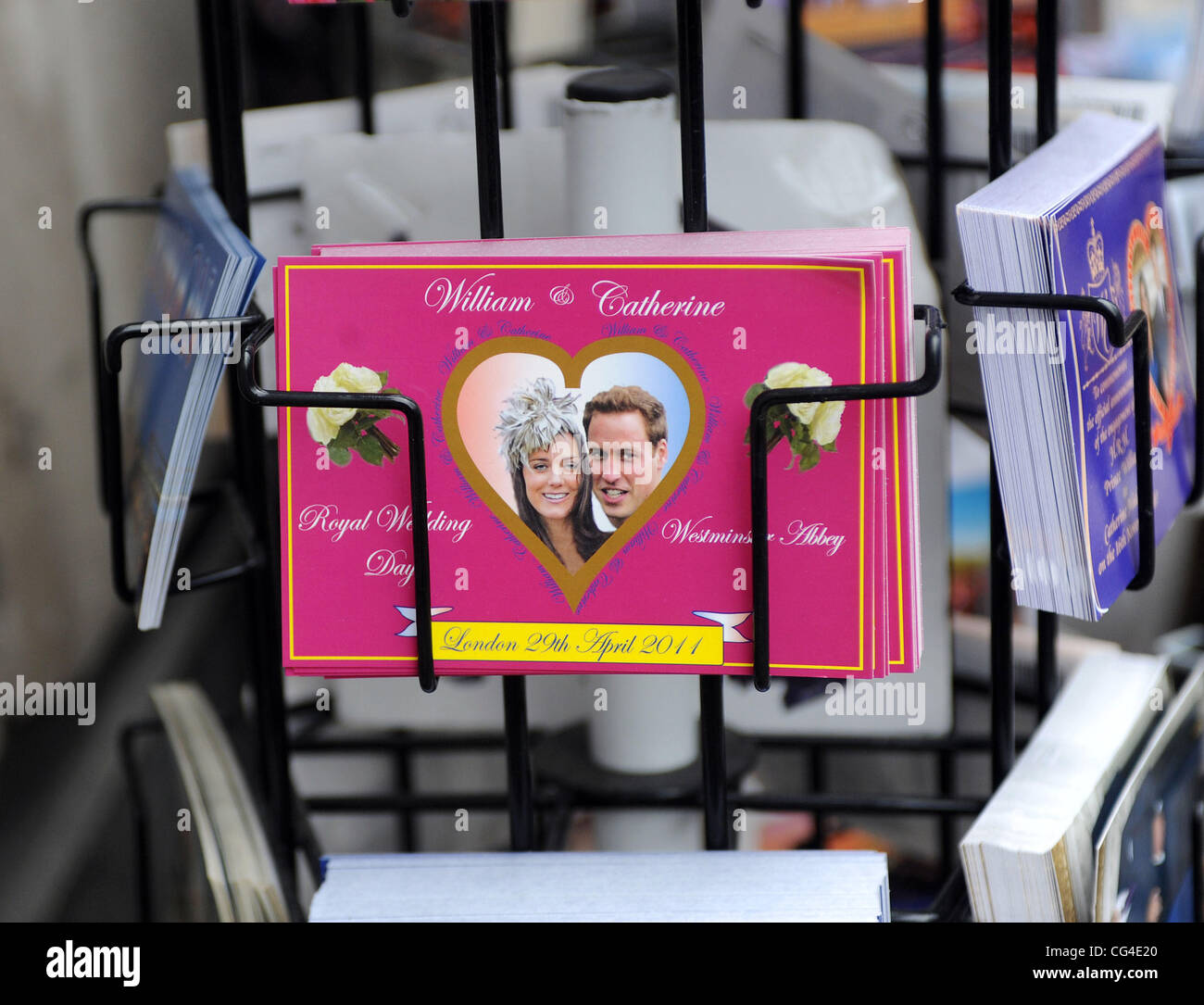 Prince William and Kate Middleton Royal Wedding souvenir postcards for ...