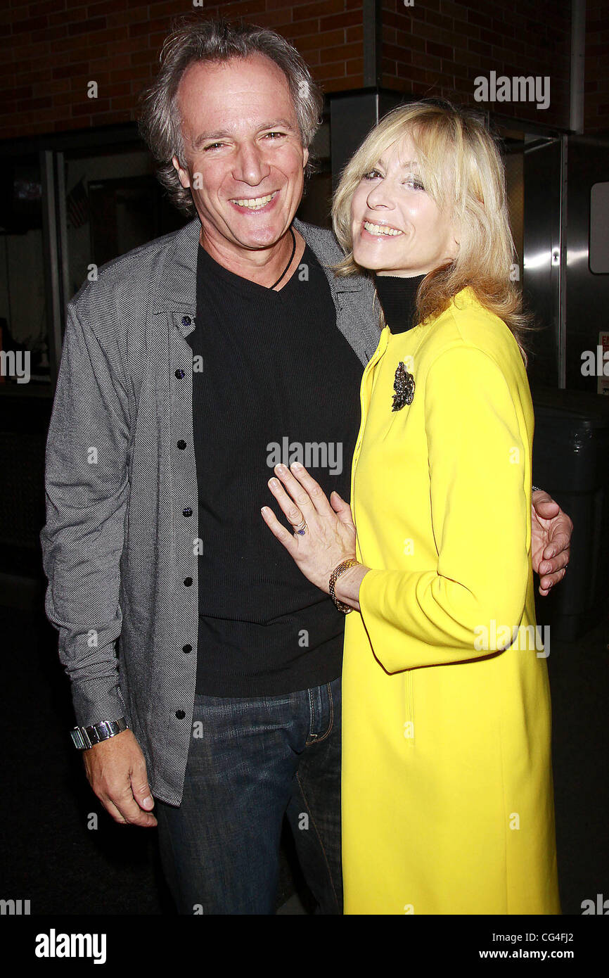 Robert Desiderio and Judith Light Backstage at 'Broadway On Broadway', the annual free outdoor concert kicking off the new Broadway season held in Times Square. New York City, USA - 12.09.10 Stock Photo