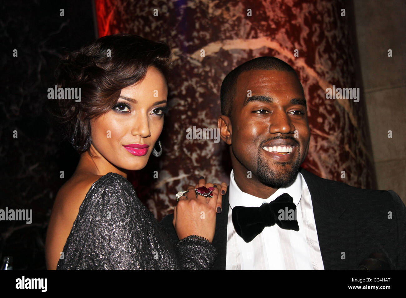 Selita Ebanks And Kanye West 2010 New Yorkers For Children Fall