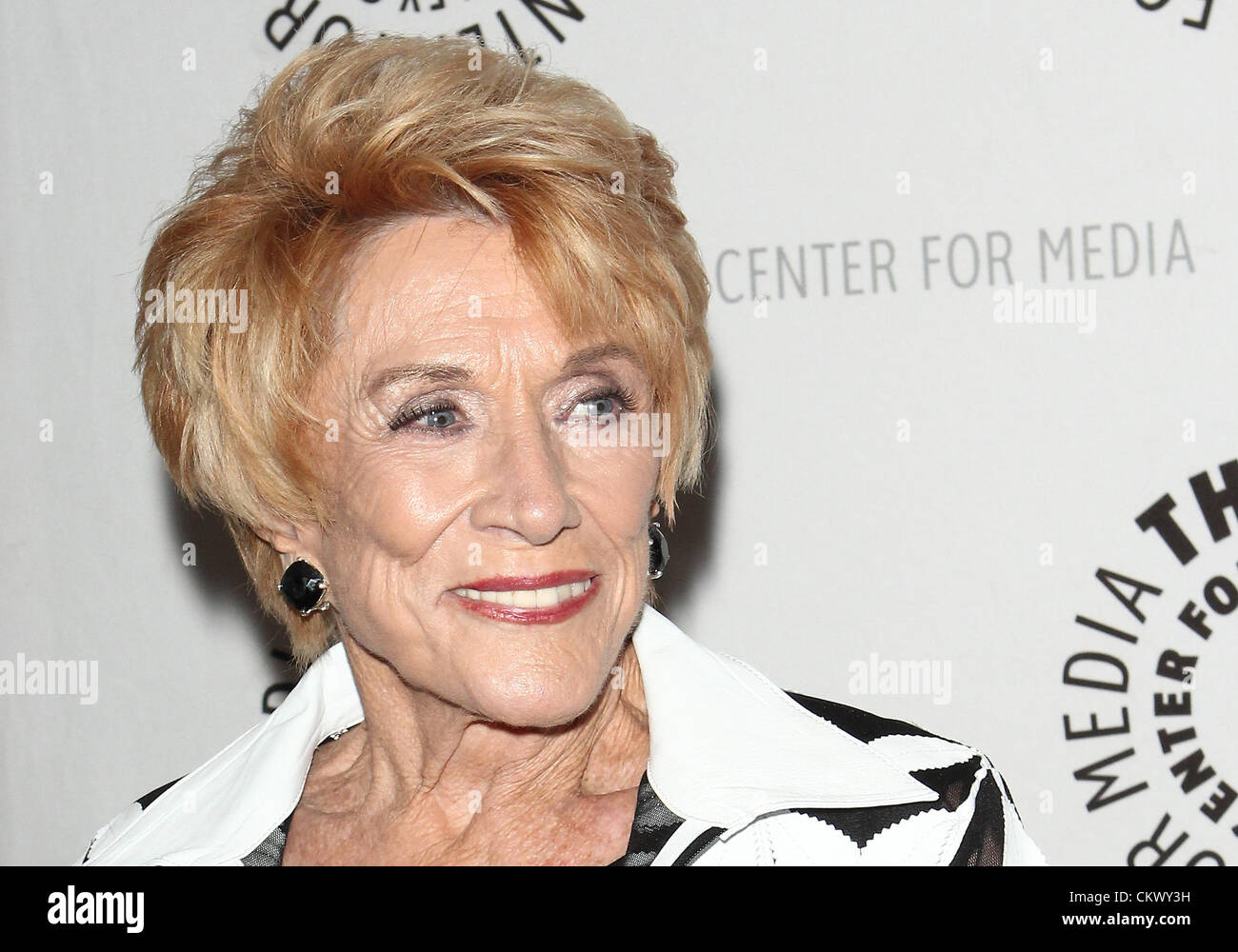 Aug. 23, 2012 - Los Angeles, California, U.S. - Jeanne Cooper.The Paley Center for Media Presents  The Young and The Restless:Celebrating  10,000 Episodes  on 23rd August 2012 at  The Paley Center for Media, Beverly Hills,CA.USA.(Credit Image: Â© TLeopold/Globe Photos/ZUMAPRESS.com) Stock Photo