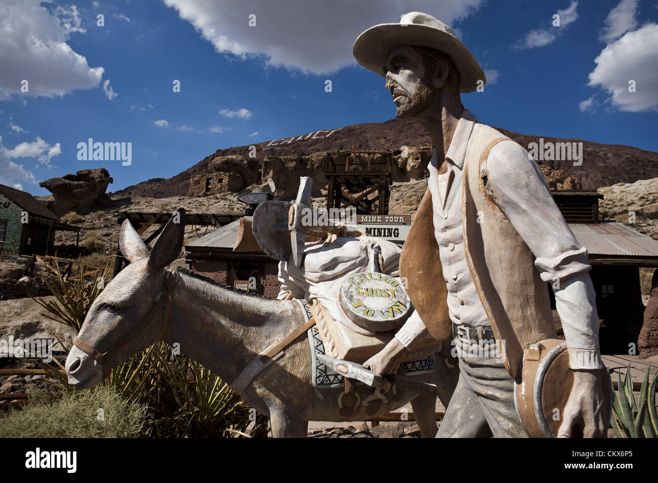 Aug. 18, 2012 Yermo, California, U.S Calico is an old West mining