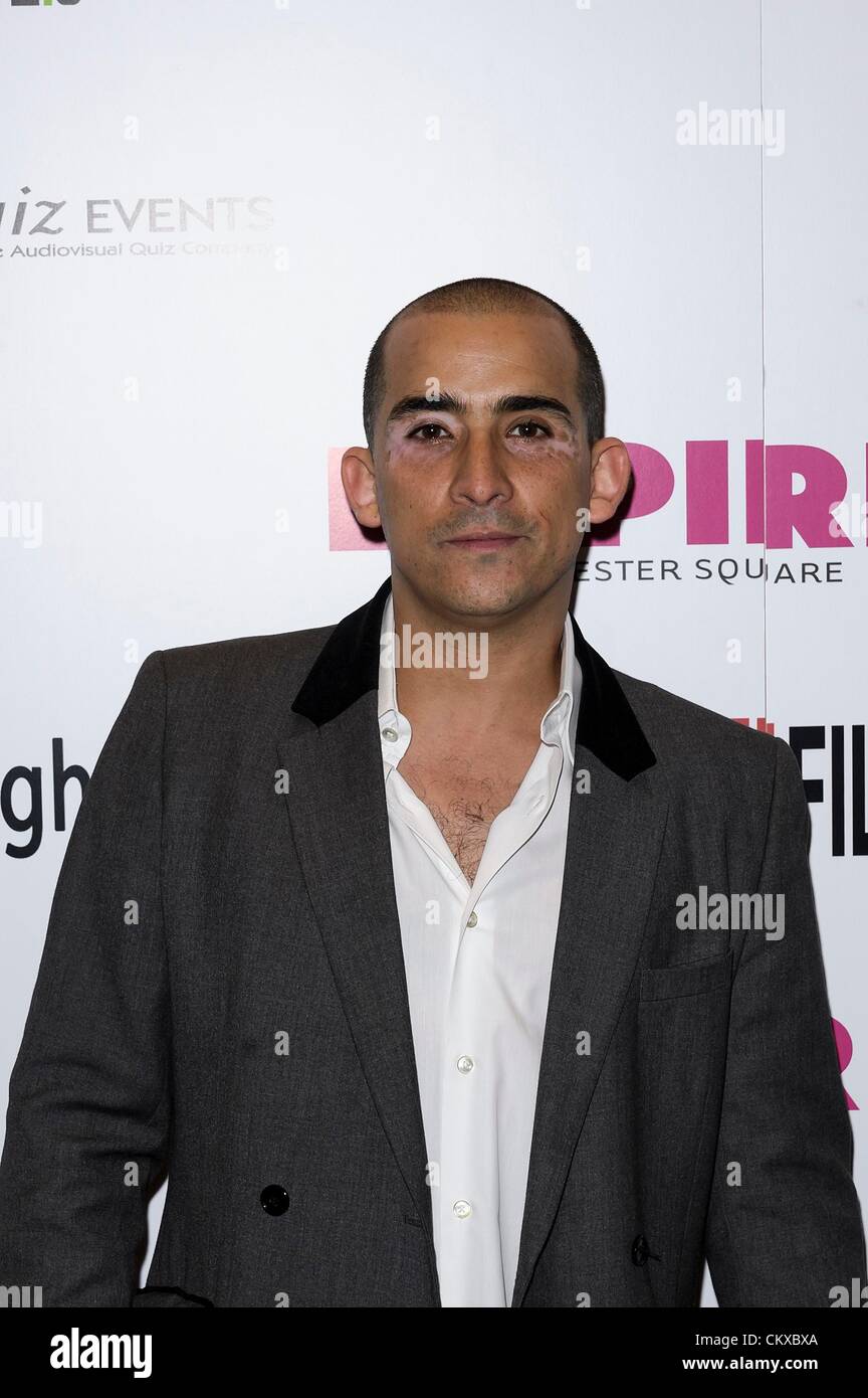 Nabil Elouahabi attends the World Premiere or Tower Block at Frightfest the 13th on Mon 27 August 2012 at The Empire, Leicester Square, LONDON. Persons pictured: Nabil Elouahabi . Picture by Julie Edwards Stock Photo