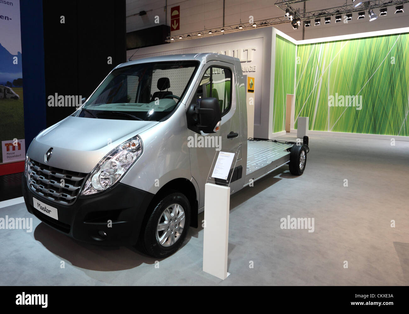 August 27, 2012 in Dusseldorf, Germany. Renault Master chassis for the  camper vans at the Caravan Salon Exhibition 2012 Stock Photo - Alamy