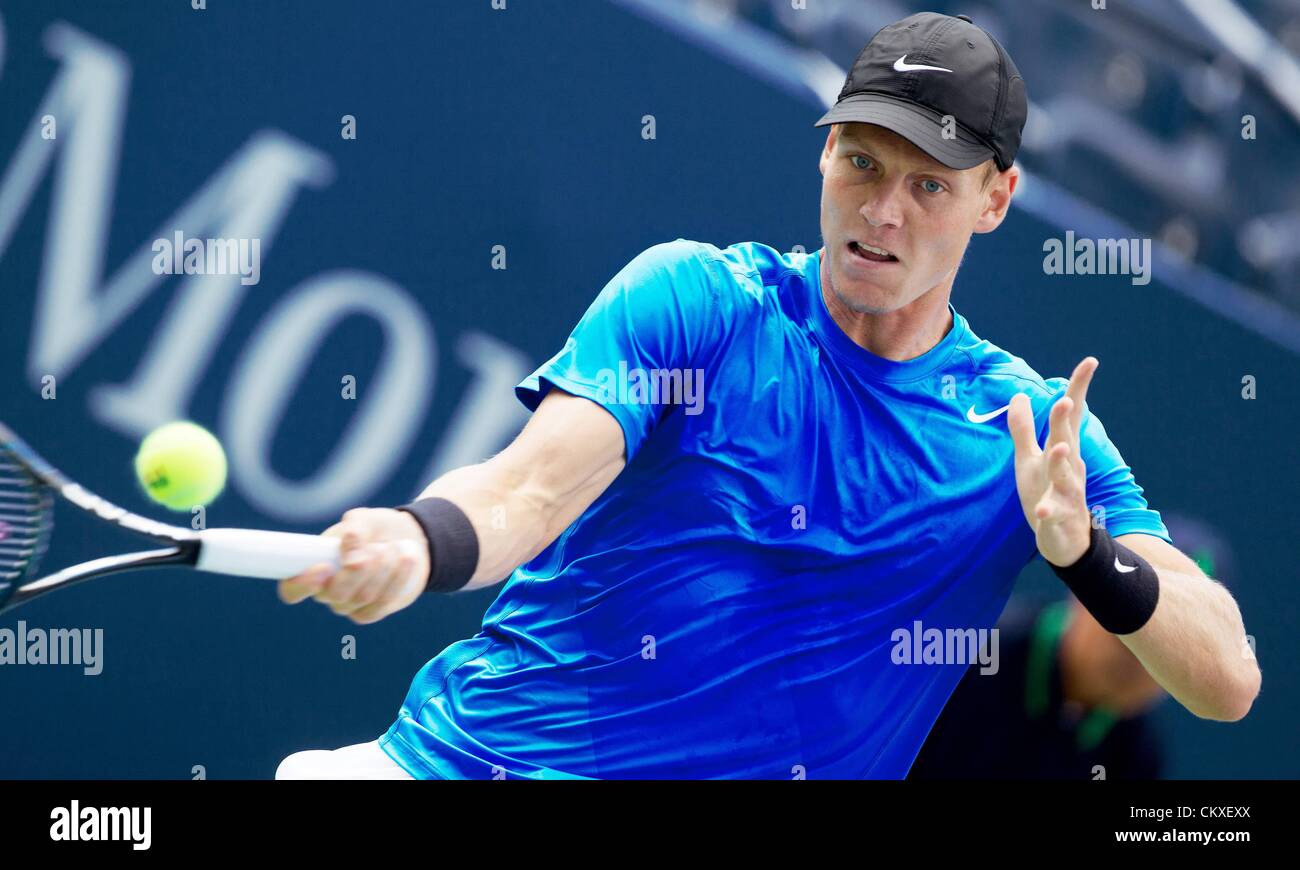 Tuesday 28th August. Flushing Meadows, New York City, USA. U.S. Open 2012 Grand Slam. Picture shows Tomas Berdych (CZE). Stock Photo